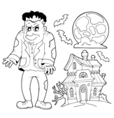 Coloriages Halloween - Coloriages - 10doigts.fr
